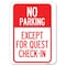 Signmission Parking Reserved for Guests Heavy-Gauge Aluminum Rust Proof Parking Sign, 18" x 24", A-1824-23386 A-1824-23386 - alternate 1